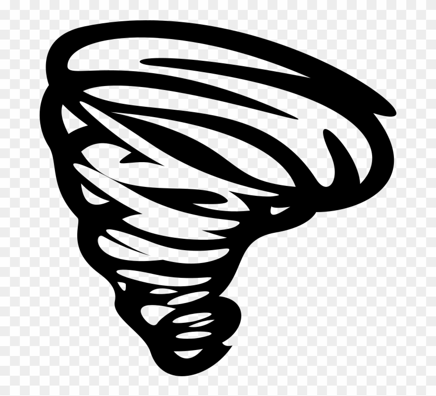 File Emojione Wikimedia Commons Png Dust Devil Arizona - Tornado Clipart Black And White Transparent Png