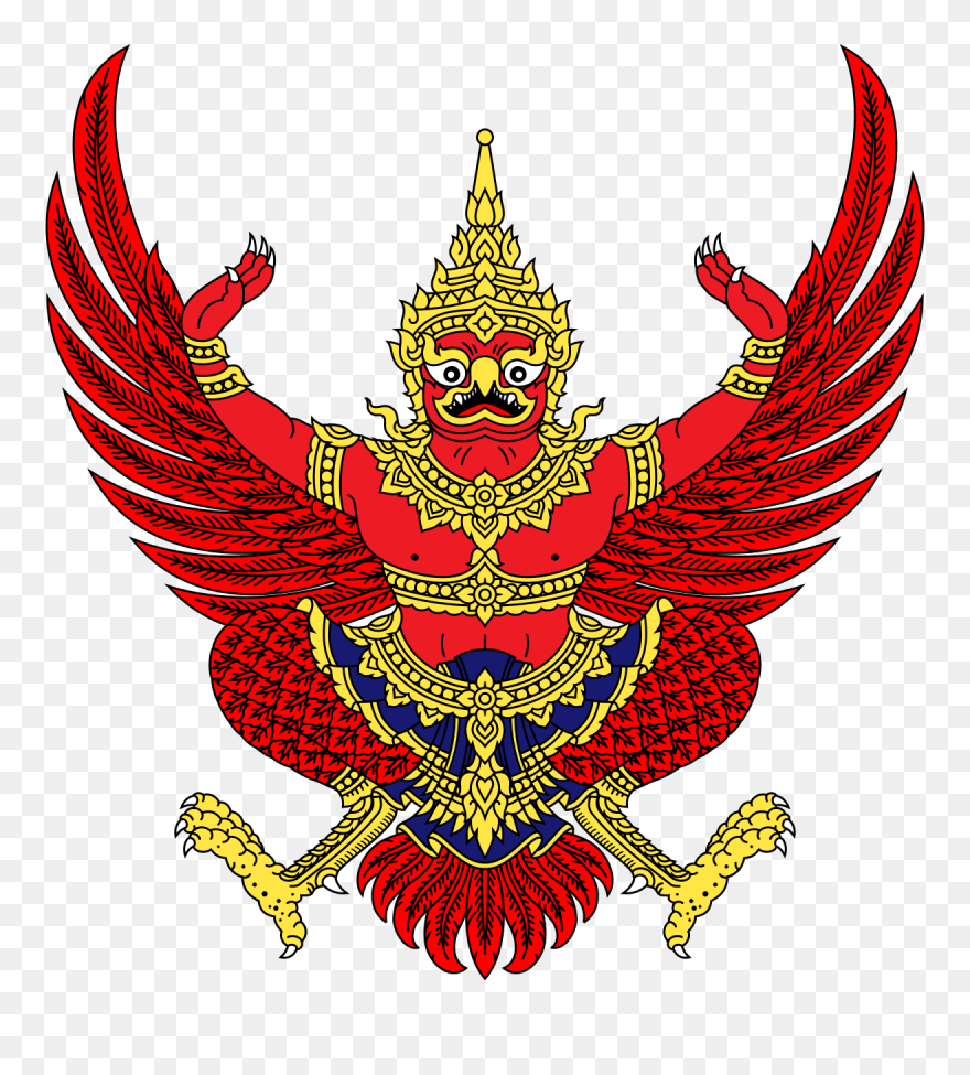 Emblem Of Thailand - Thailand Emblem Clipart