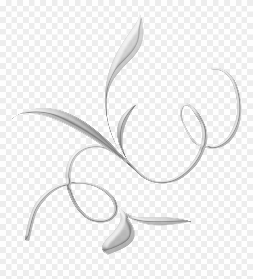 Geometric Pattern Png Vectors - Silver Decorations Png Clipart