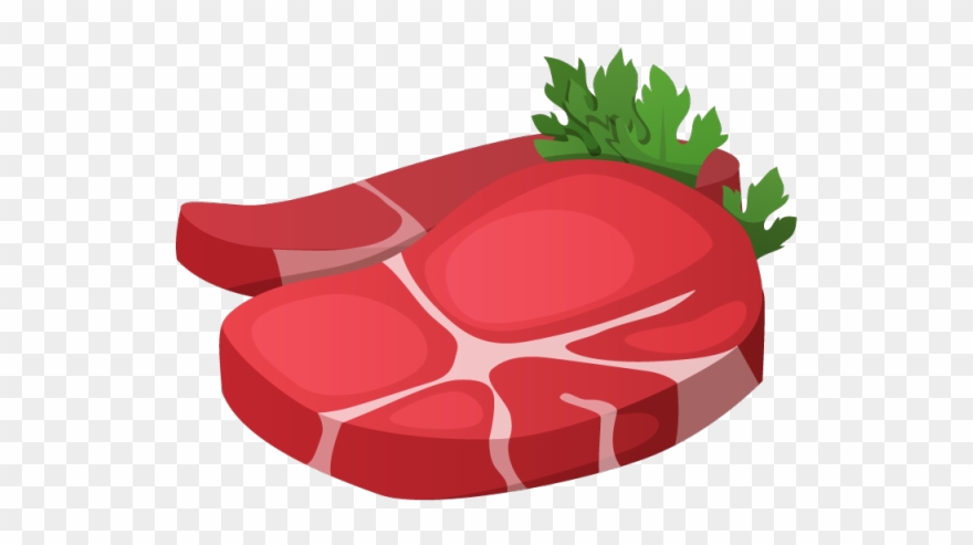 Chicken Curry Clipart Nigerian - 牛肉 卡通 - Png Download