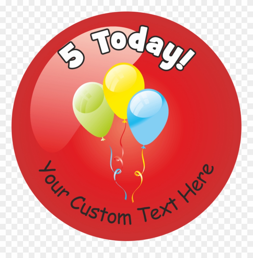 Happy 6th Birthday - Happy 8th Birthday Sticker Clipart