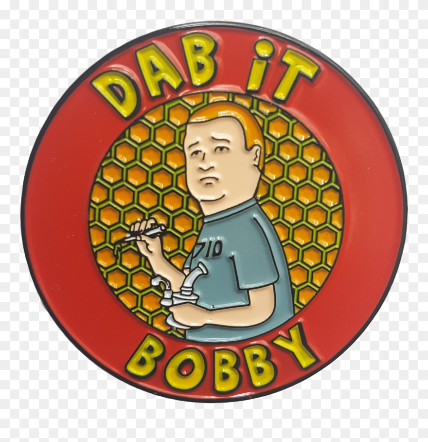 New Dab It Bobby Pin Dabbing King Of The Hill Cannabis - King Of The Hill Bobby Pin Clipart