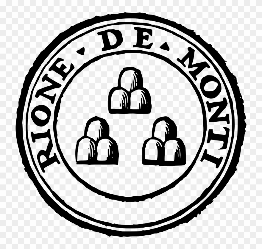 Rome Rione I Monti - Rione E Monti Clipart