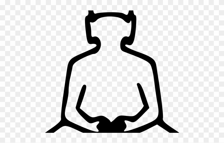 Buddha Clipart Step - Buddhism Easy To Draw - Png Download