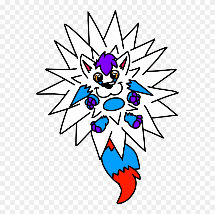Amarok Wanted To Be Drawn As A Sea Urchin, So I Drew - Cartoon Clipart