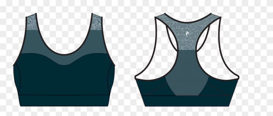 Women's High Pressure Sports Bra - Active Tank Clipart
