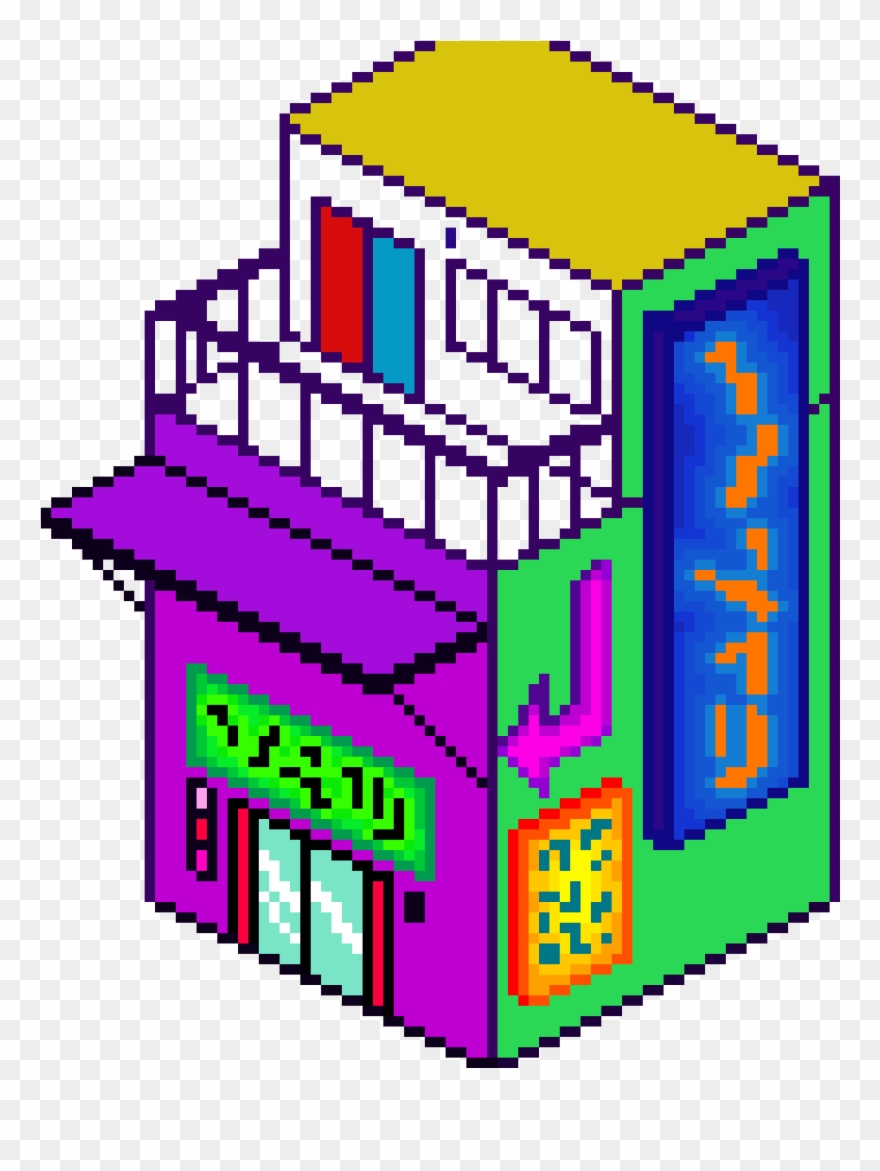 The Half Finished Motel - Pixel Clipart
