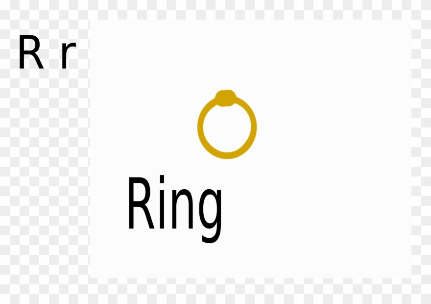 This Free Icons Png Design Of R For Ring Clipart