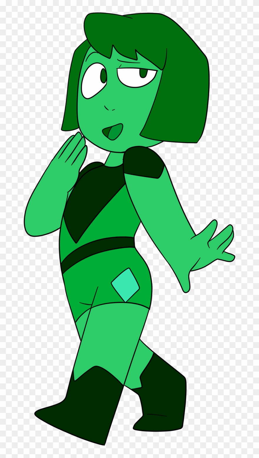 Emerald Gems Tend To Be Trouble Makers, And As A Team - Cartoon Clipart