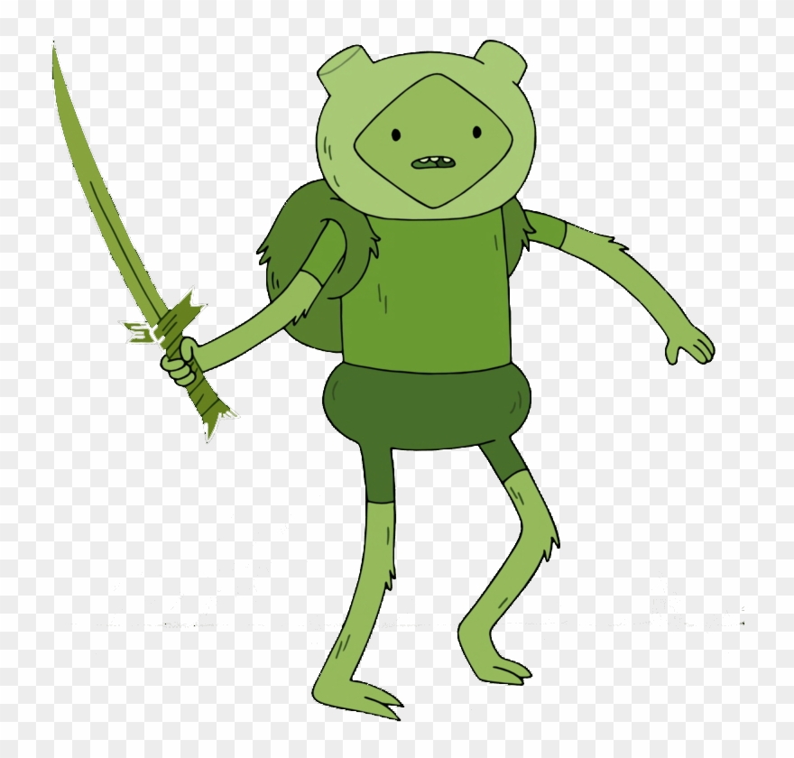 Finn The Human Clipart Grass Sword - Fern From Adventure Time - Png Download