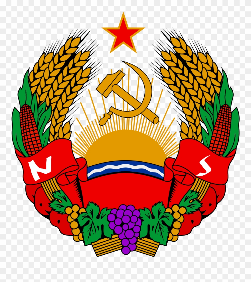Autonomous Socialist Republics Of Burkland - Moldavian Ssr Coat Of Arms Clipart