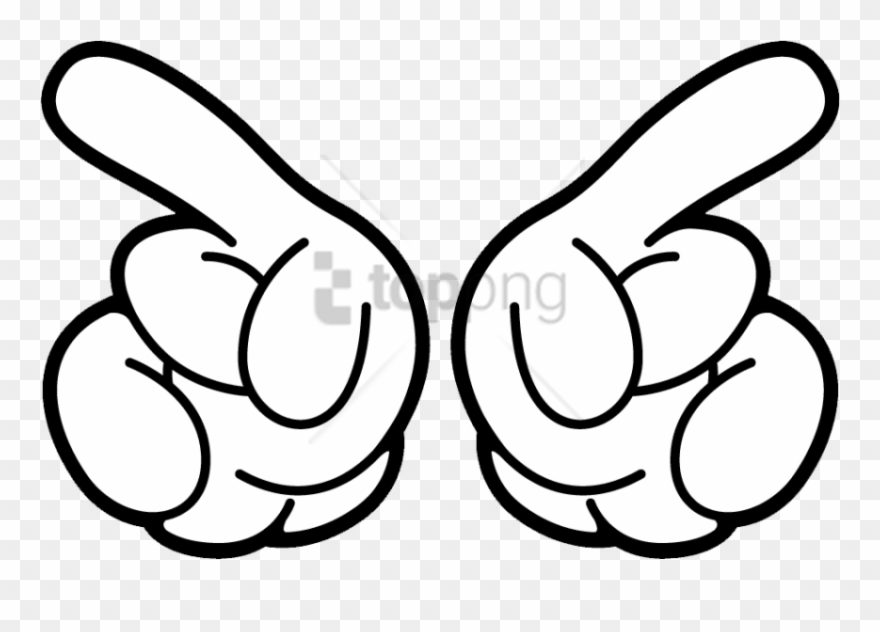 Free Png Download Mickey Mouse Hand Png Images Background - Mickey Mouse Hand Clipart Transparent Png