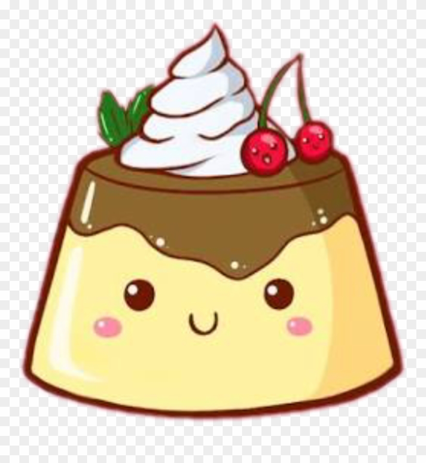 Pudding Sticker - Pudding Cute Clipart
