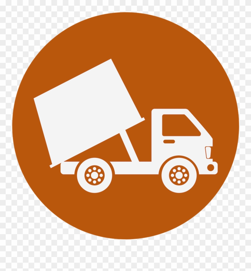 Being Run Over By Garbage Trucks/crushed By Contents Clipart
