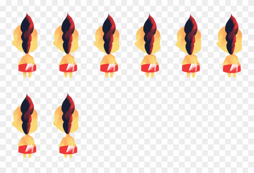 Above Is The Character Sprite Sheets For His Idle Clipart