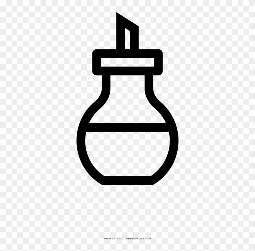 Balsamic Vinegar Coloring Page - Line Art Clipart