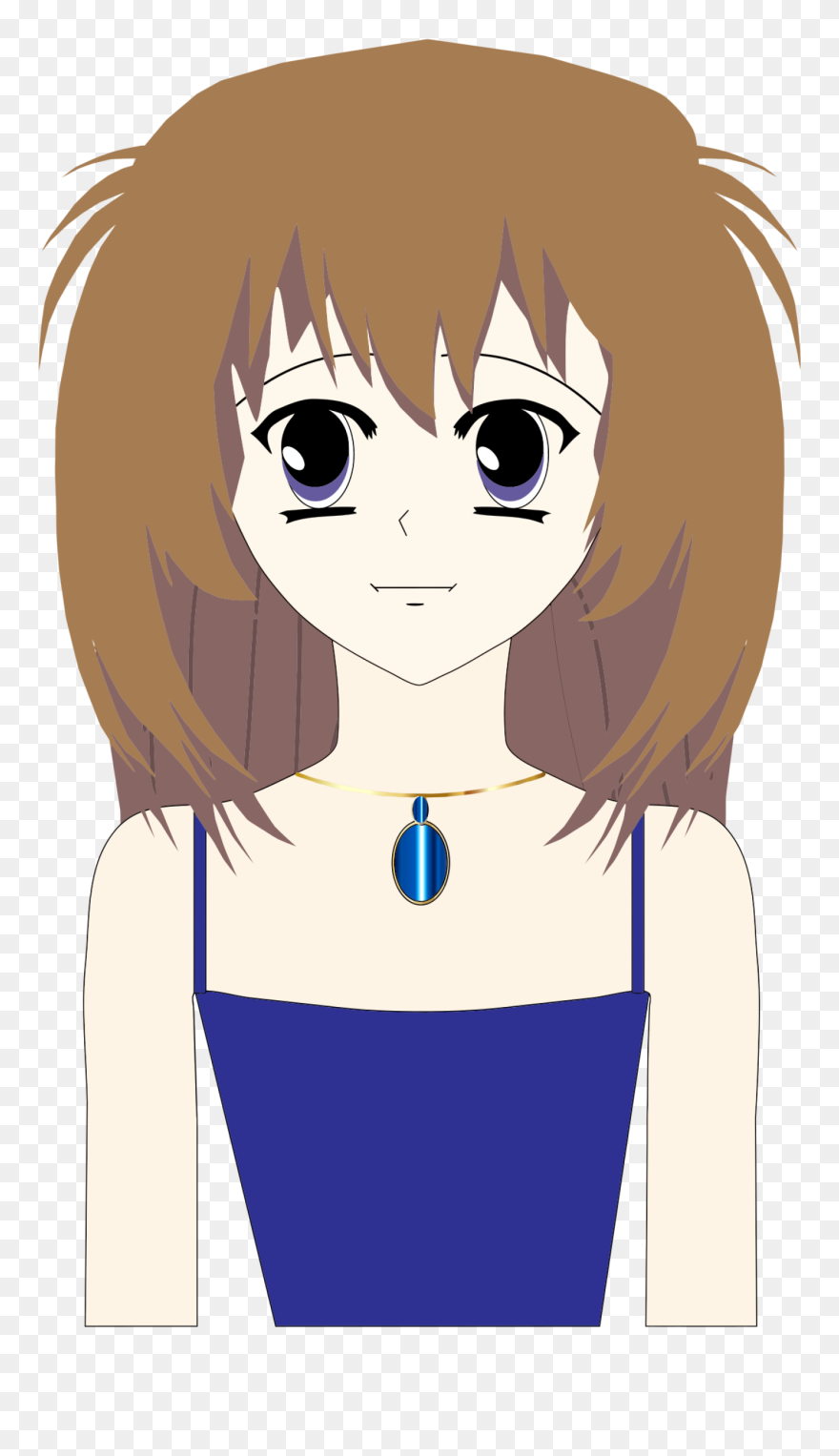 Anime Teenage Girl - Girl Clipart