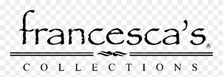 Francesca's Logo Black And Ahite - Francesca's Logo Clipart
