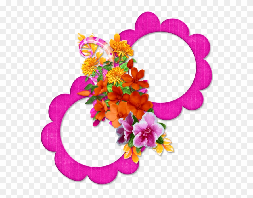 Frame Clipart, Flower Frame, Havaianas, Clip Art, Banners, - Клипарт - Png Download