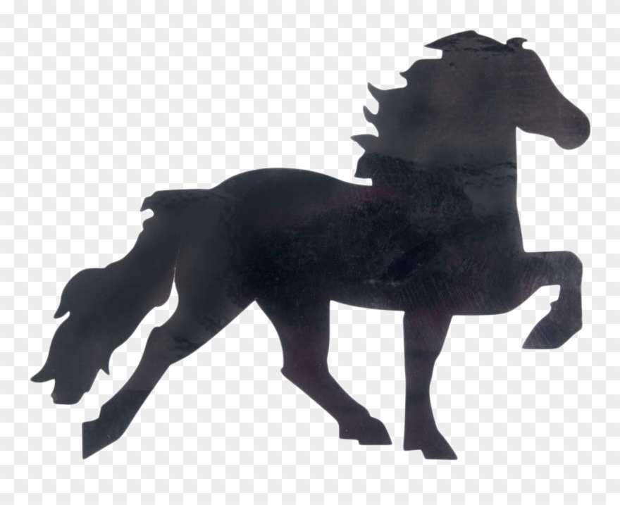 Icelandic Horse Sticker Icelandic Horse Sticker - Black Icelandic Horse Png Clipart