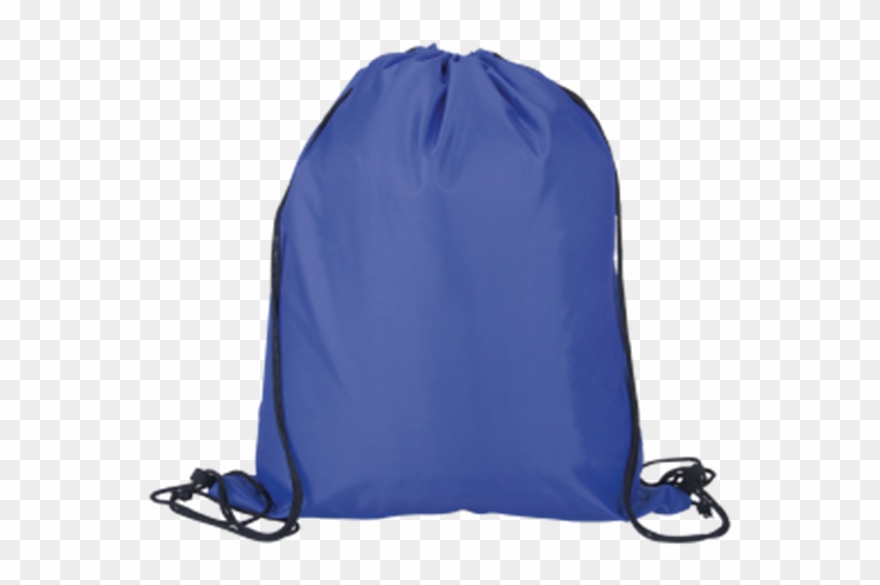 Blue Drawstring Bag Clipart