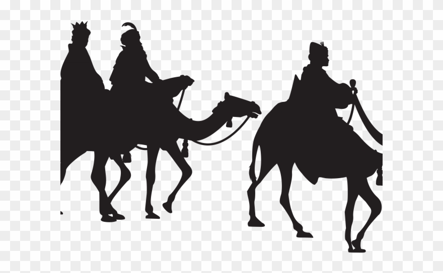 King Clipart Wise Man - 3 Wise Men Silhouette Png Transparent Png