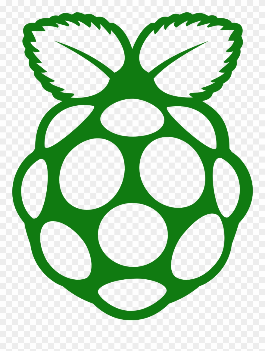 1600 X 1600 4 - Raspberry Pi Logo White Clipart