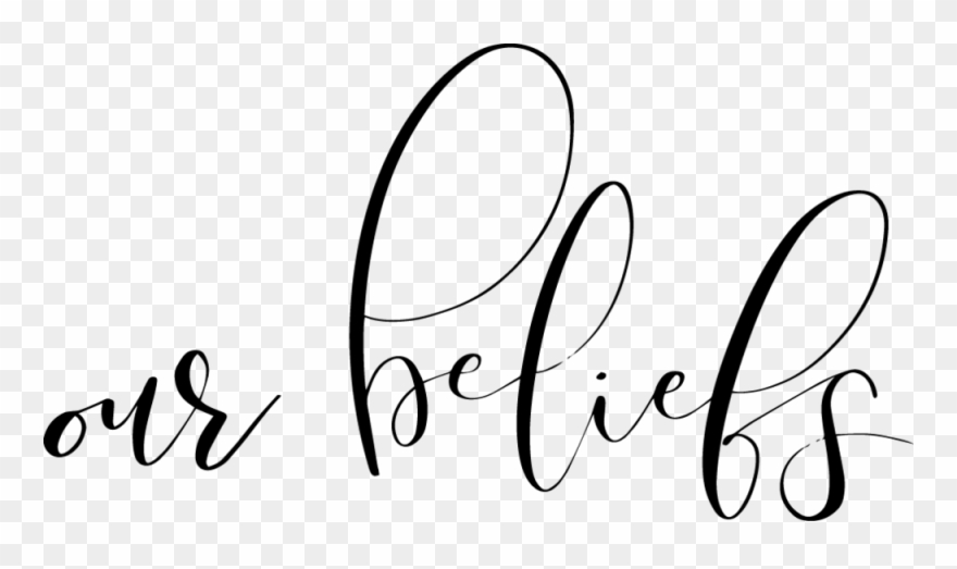 Our Beliefs-01 - Beliefs Calligraphy Clipart