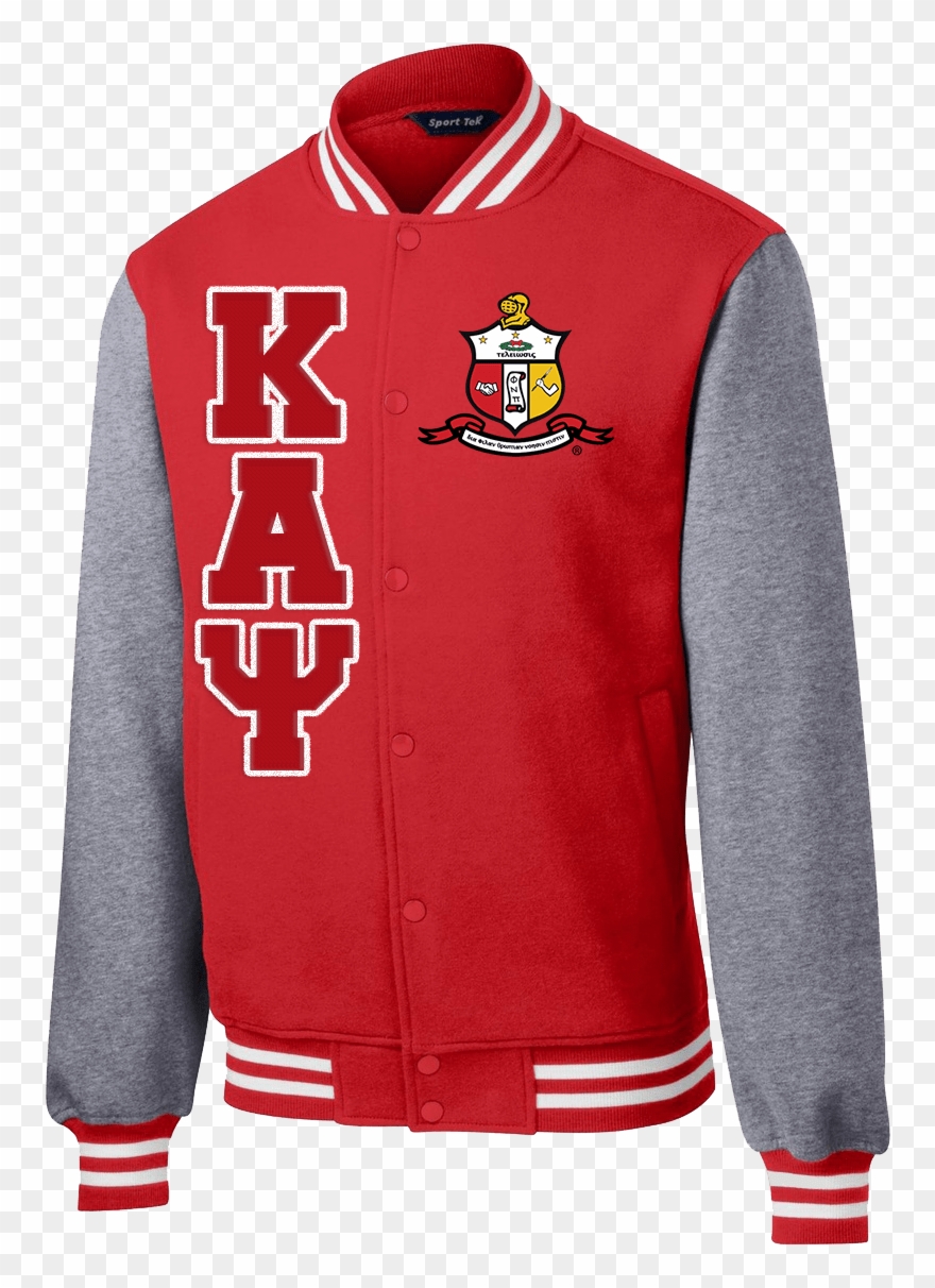 Kappa Alpha Psi Varsity Fleece Jacket Letters Greek - Varsity Greek Clipart