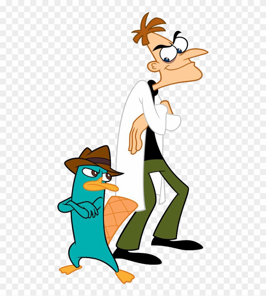 Perry The Platypus, Phineas And Ferb, Best Shows Ever - Agent P And Dr Doofenshmirtz Clipart