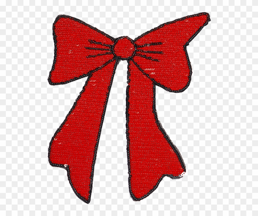 Bulk Red Bowknot Sequin Logo For Customization Clipart