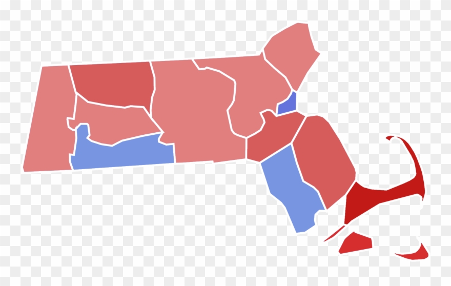 Massachusetts Senate Election Results By County, 1954 - 2018 Massachusetts Senate Election Clipart