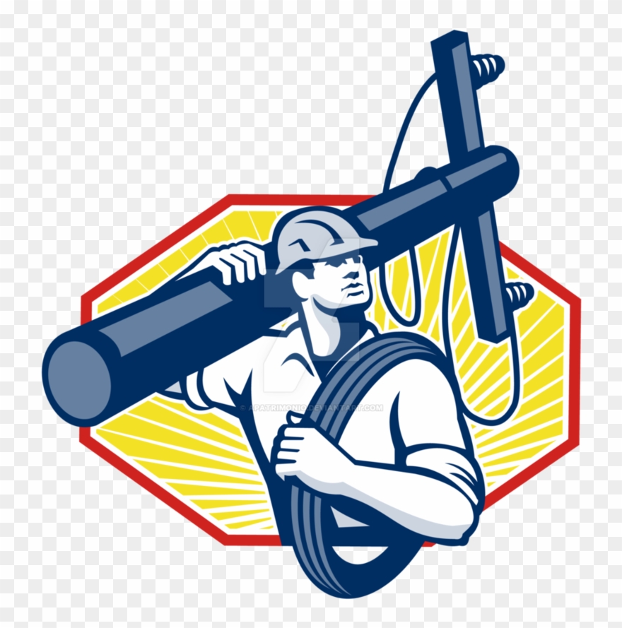 894 X 894 2 - Clip Art Electric Post - Png Download