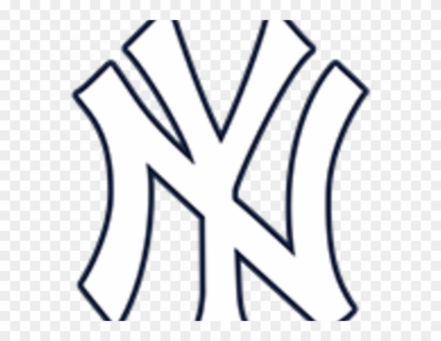 New York Yankees Symbol Coloring Pages 28 Collection - New York Yankees Logo White Clipart