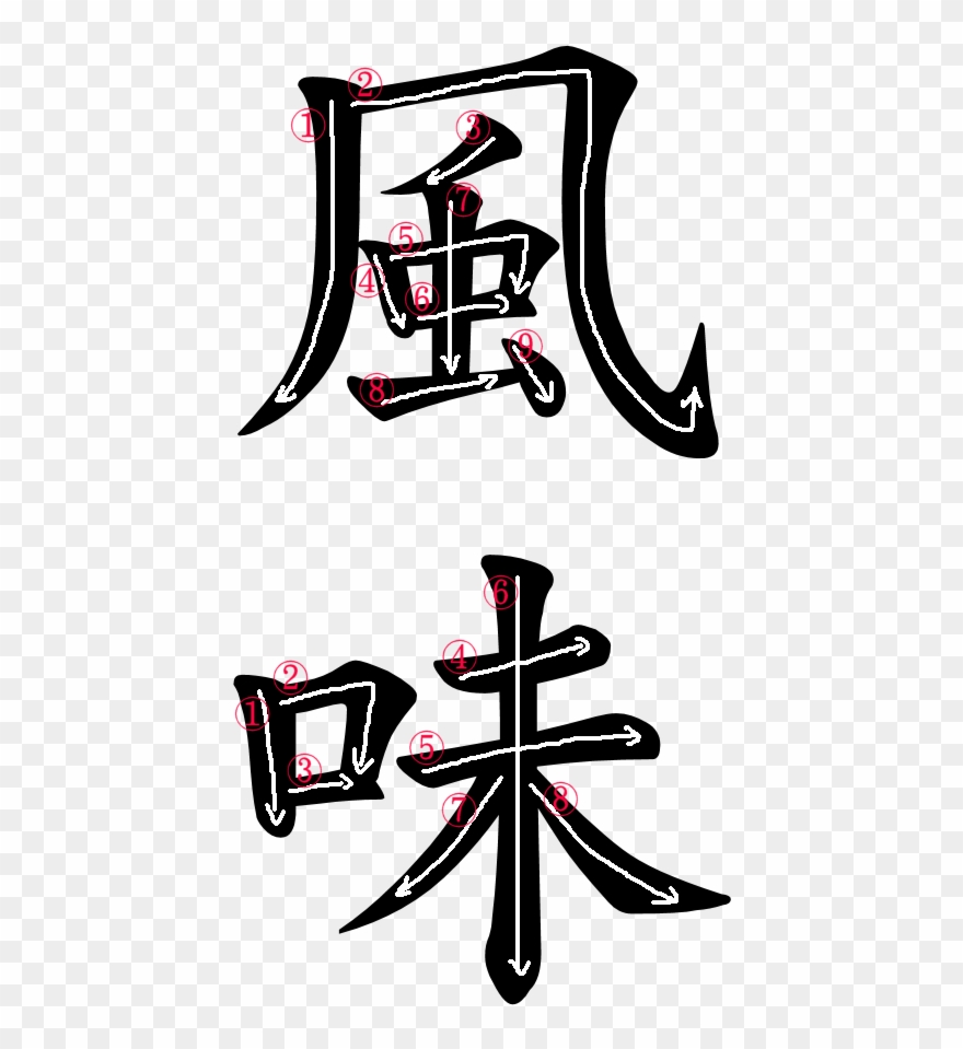 Japanese Word For Smack - Kanji Clipart