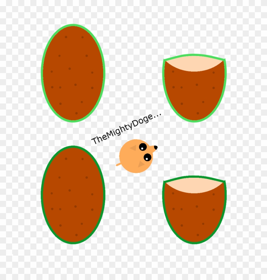 Potato And Potato Slice Clipart