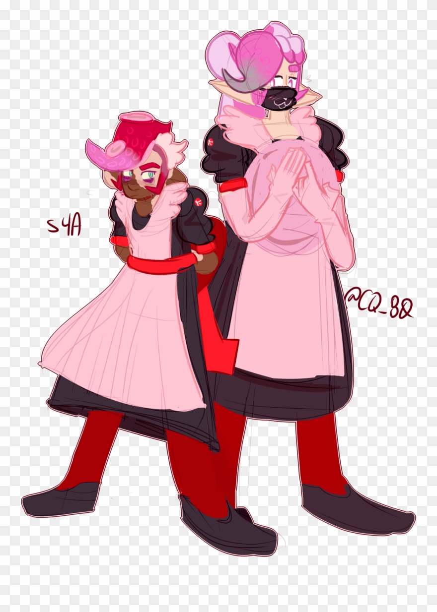 We Were Talking Abt Ocs In Maid Cafe Stuff In A Chat - Cartoon Clipart