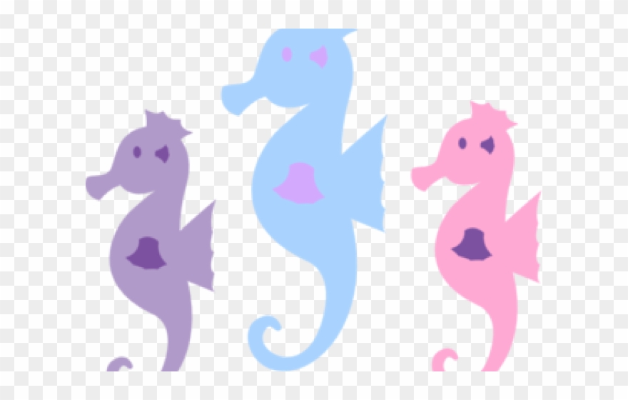 The Sea Clipart Hores - Sea Horses Clip Art - Png Download