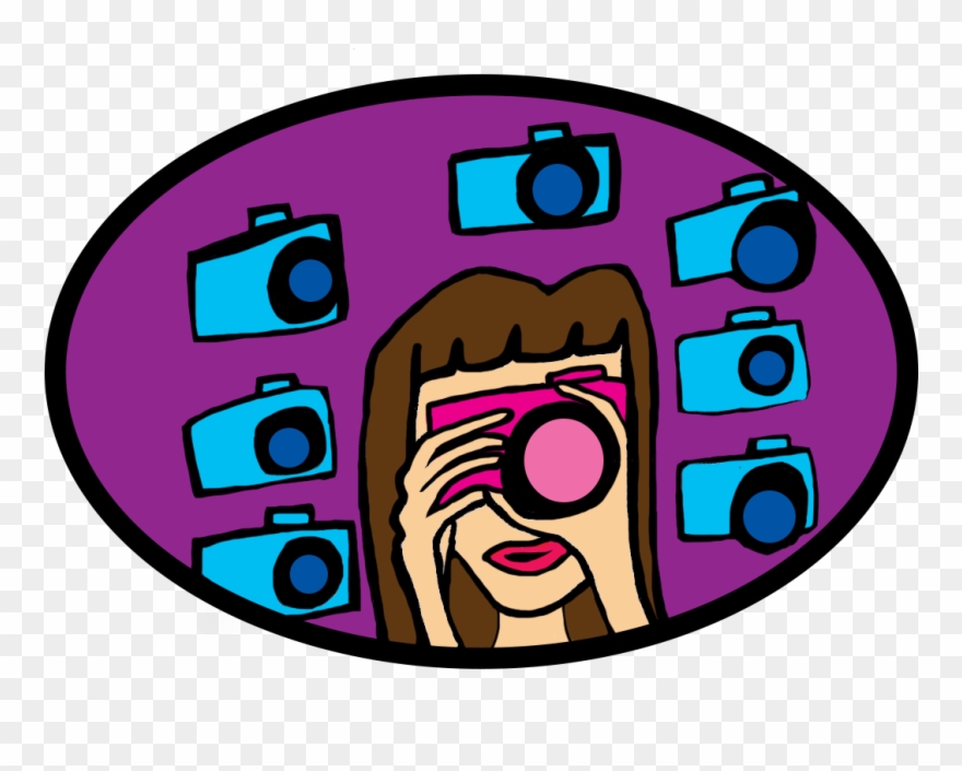 What It's Like Being The Girl Behind The Camera Clipart