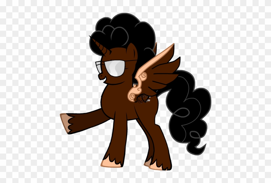 Afro Pony - Afro My Little Pony Clipart