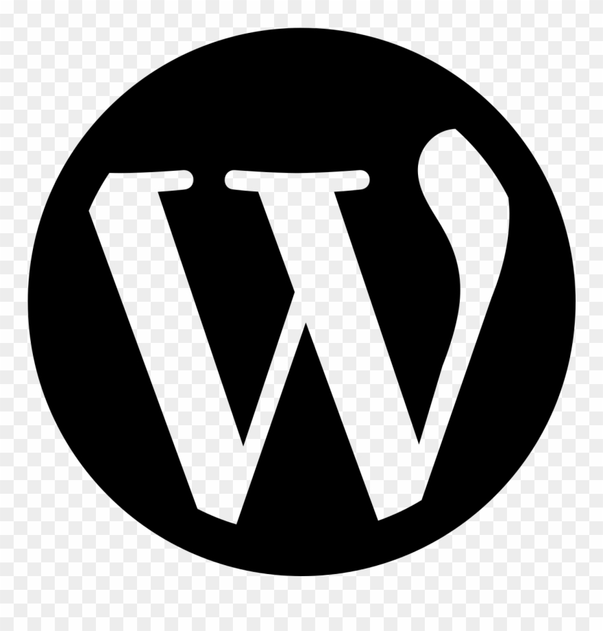 Wordpress Logo Clipart Outline - Wordpress Icon - Png Download