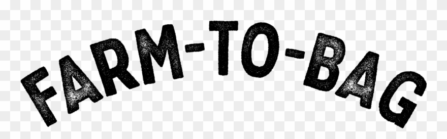 Farm To Bag Map - Monochrome Clipart