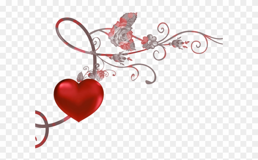 Decoration Clipart Heart - Png Heart Decorate Transparent Png