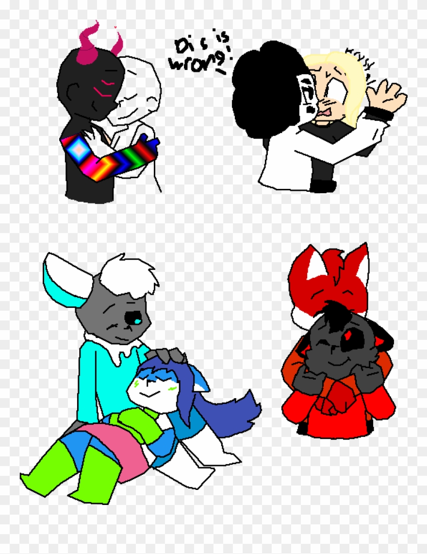 Chey And Karma - Cartoon Clipart