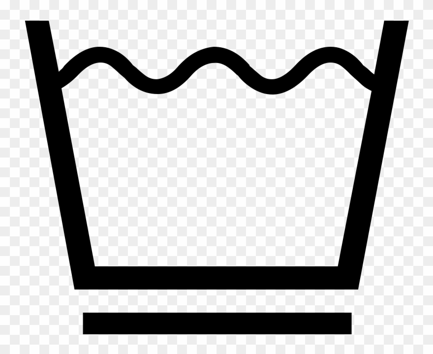 With The Personal Protective Equipment And Other Garments - Handwash Symbol Clipart