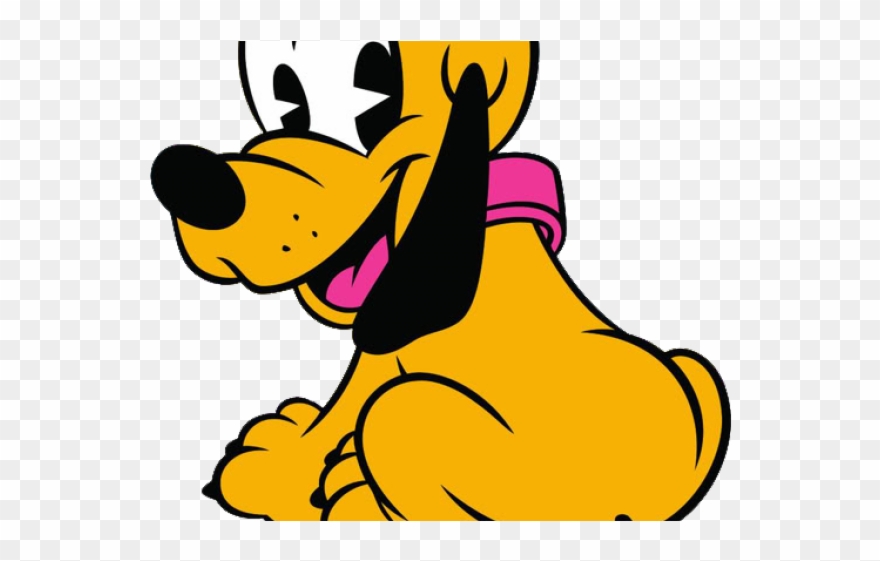 Puppy Clipart Pluto - Dibujos En Punto De Cruz Disney - Png Download