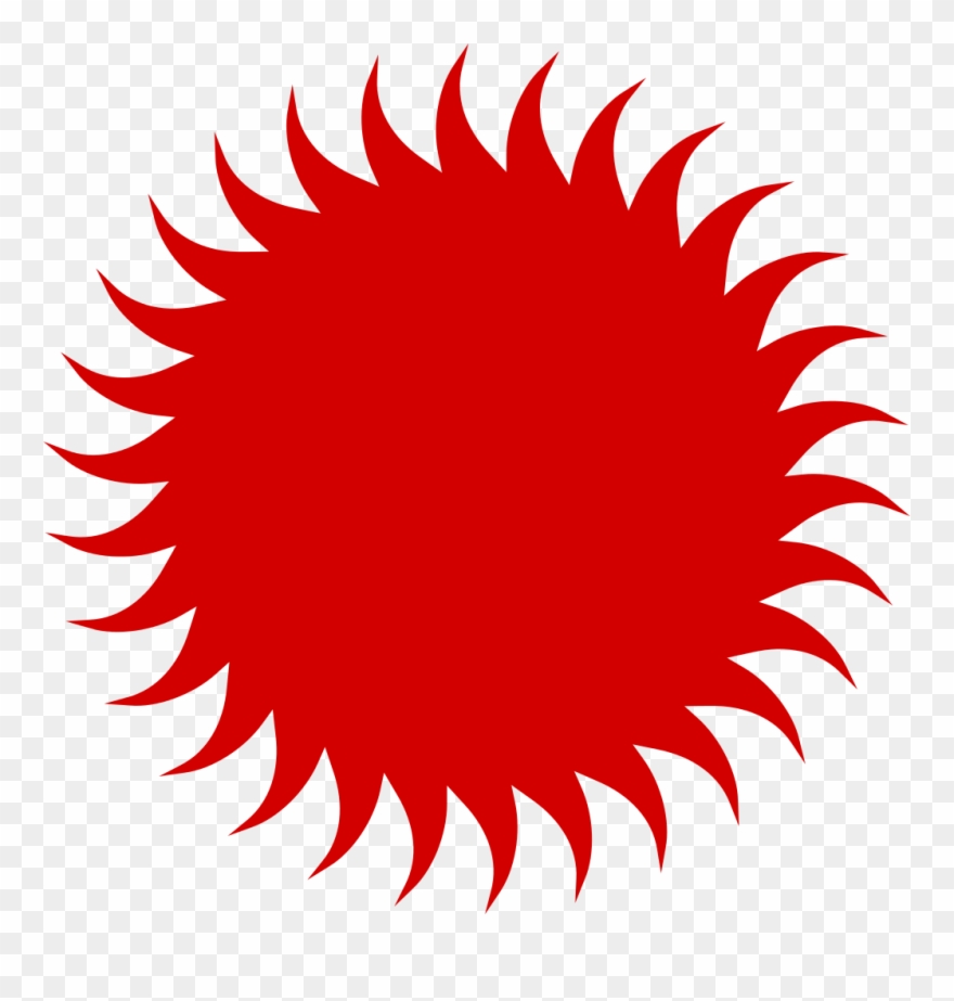 Sun Red Icon - Imperial Valley Comic Con Clipart