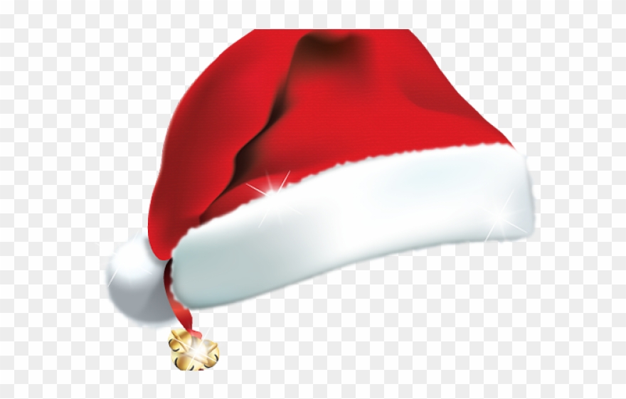 Santa Hat Clipart Transparent Background - Blue Santa Hat Png
