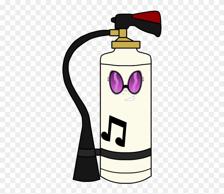 Vinyl Extinguisher I Think Mlp Character Themed Fire - Mlp Fire Extinguisher Clipart
