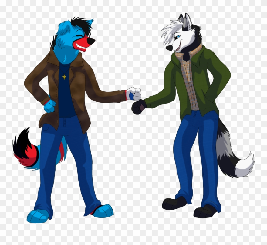 Bro Fist Pound Hand Shake Type Thing By Bosleyboz - Pound Hand Clipart